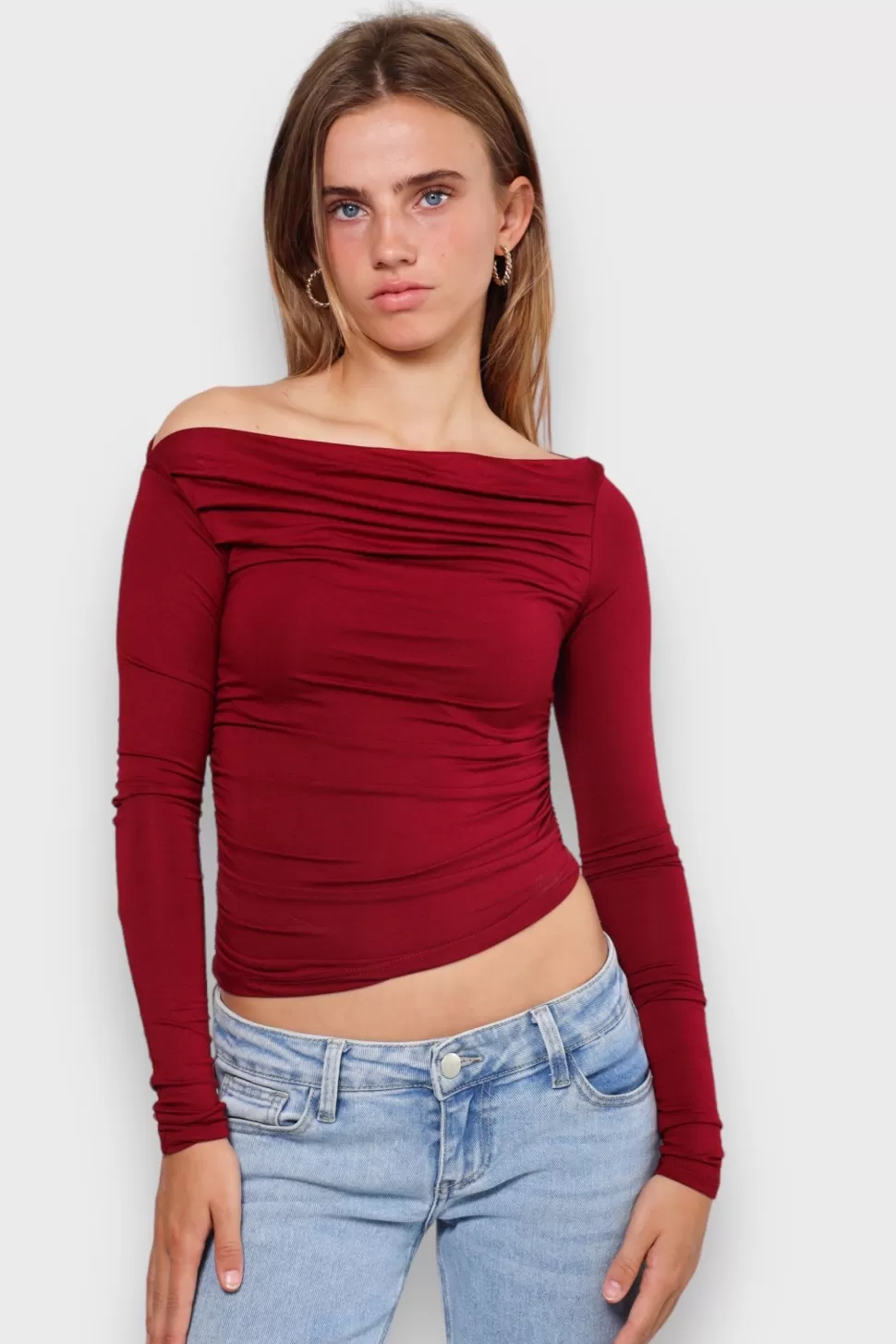 top_rose_rouge_2.webp Top "Rose" Rouge*Meet Me There Cheap